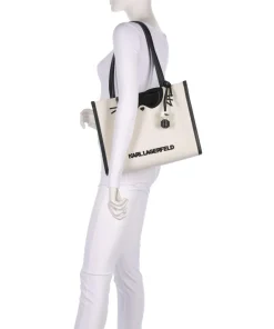 Karl Lagerfeld Tote Bags-K/Ikon Choupette Tote bag canvas