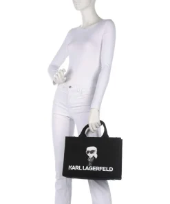Karl Lagerfeld Tote Bags|Handbags-K/Ikonik Karl Handbag canvas