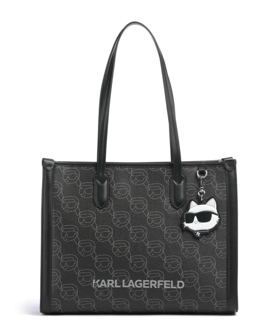 Karl Lagerfeld Tote Bags-K/Ikonik Mono Tote bag imitation leather