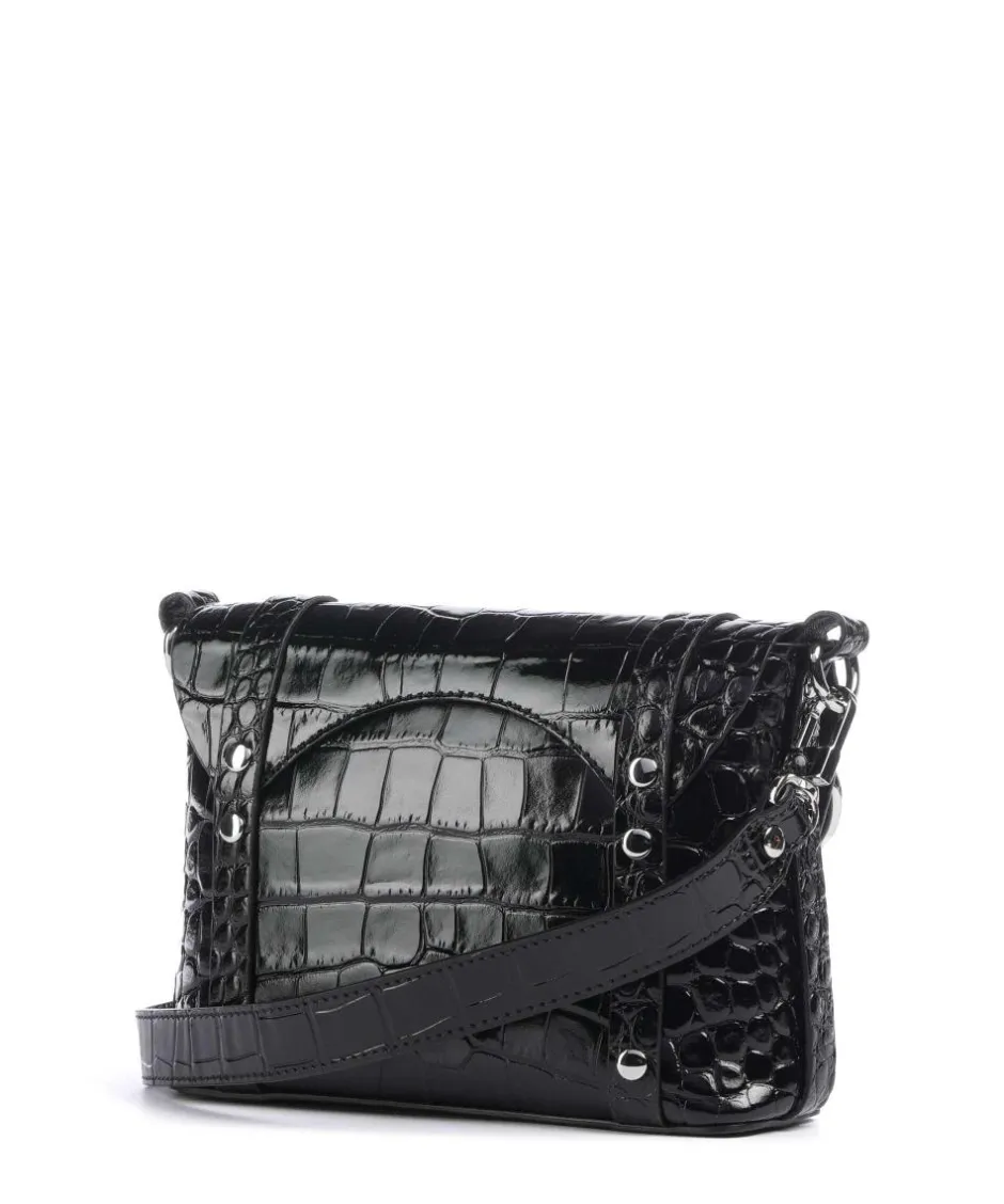 Vivienne Westwood Crossbody Bags-Kim Embossed Croc Crossbody bag embossed calfskin