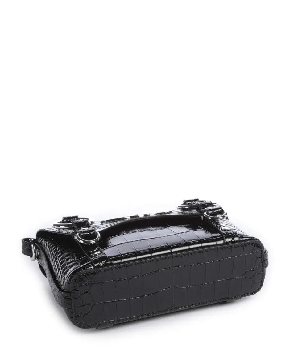 Vivienne Westwood Crossbody Bags-Kim Embossed Croc Crossbody bag embossed calfskin