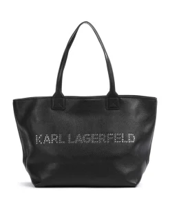Karl Lagerfeld Tote Bags-K/March Medium Tote bag grained cow leather