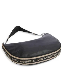 Karl Lagerfeld Shoulder Bags|Hobo Bags-K/Moon Medium Hobo bag recycled polyester, polyurethane