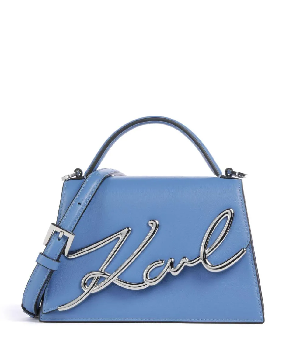 Karl Lagerfeld Crossbody Bags|Handbags-K/Signature 2.0 Handbag grained cow leather