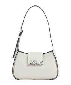 Karl Lagerfeld Shoulder Bags-K/Signature Shoulder bag fine grain cow leather