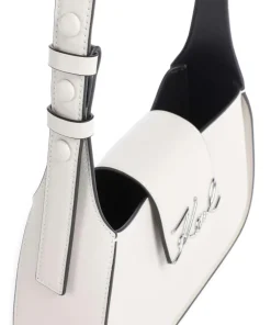 Karl Lagerfeld Shoulder Bags-K/Signature Shoulder bag fine grain cow leather
