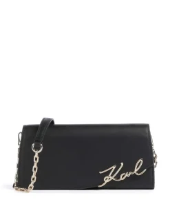 Karl Lagerfeld Wallets|Clutch & Evening Bags-K/Signature Wallet fine grain cow leather
