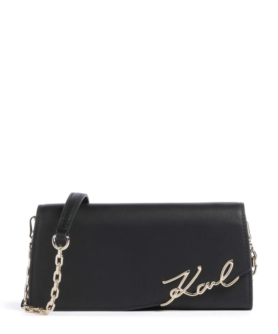Karl Lagerfeld Wallets|Clutch & Evening Bags-K/Signature Wallet fine grain cow leather