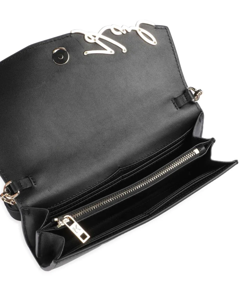 Karl Lagerfeld Wallets|Clutch & Evening Bags-K/Signature Wallet fine grain cow leather