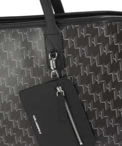 Karl Lagerfeld Tote Bags-K/Voyage Tote bag 16″ cotton, polyester