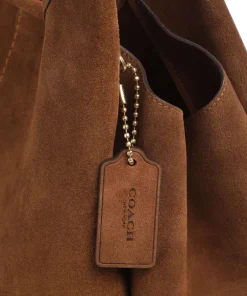 Coach Shoulder Bags|Hobo Bags-Lana Suede Hobo bag brushed leather