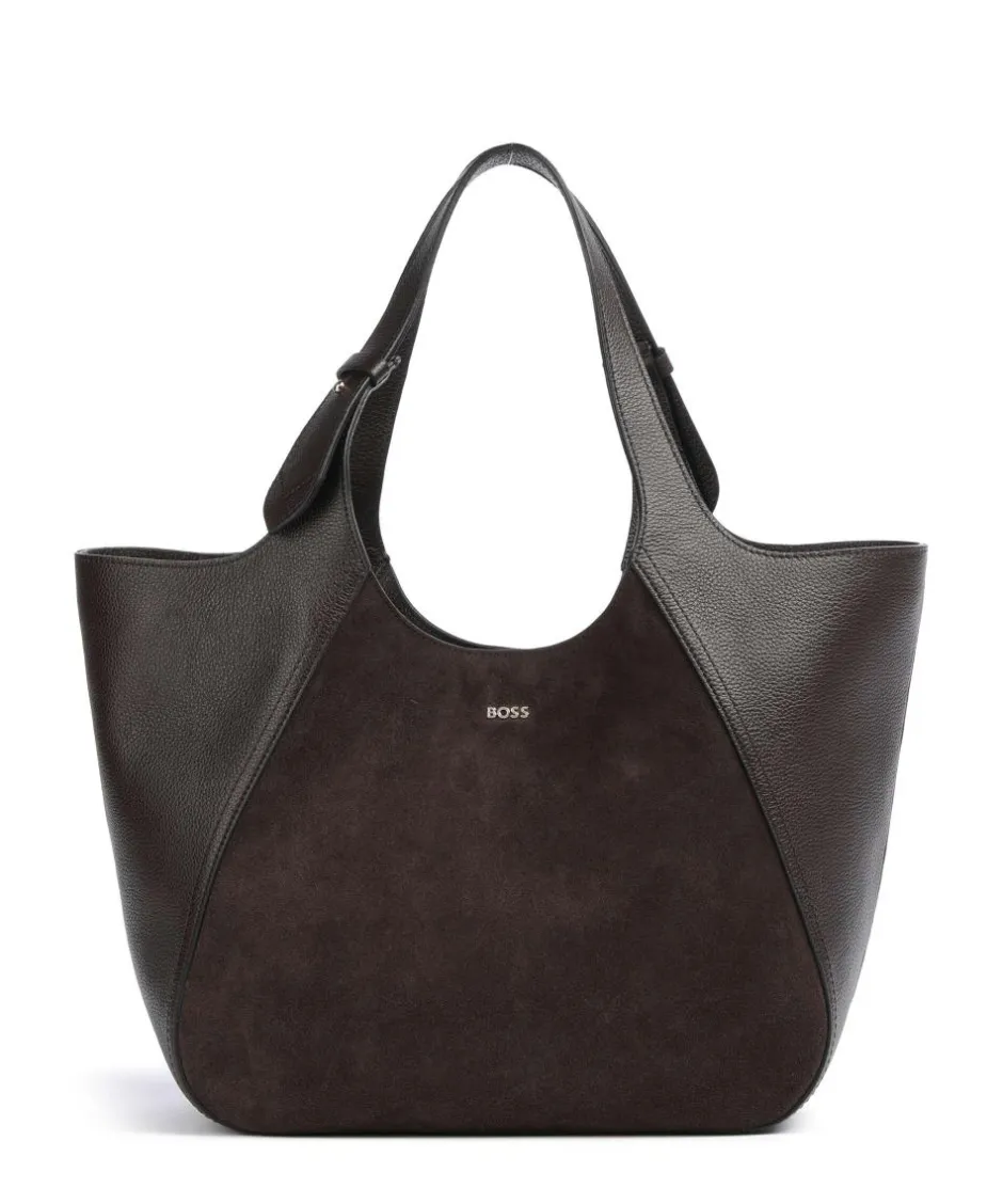 BOSS Tote Bags-Lenah Big Tote bag grained cow leather, brushed cow leather