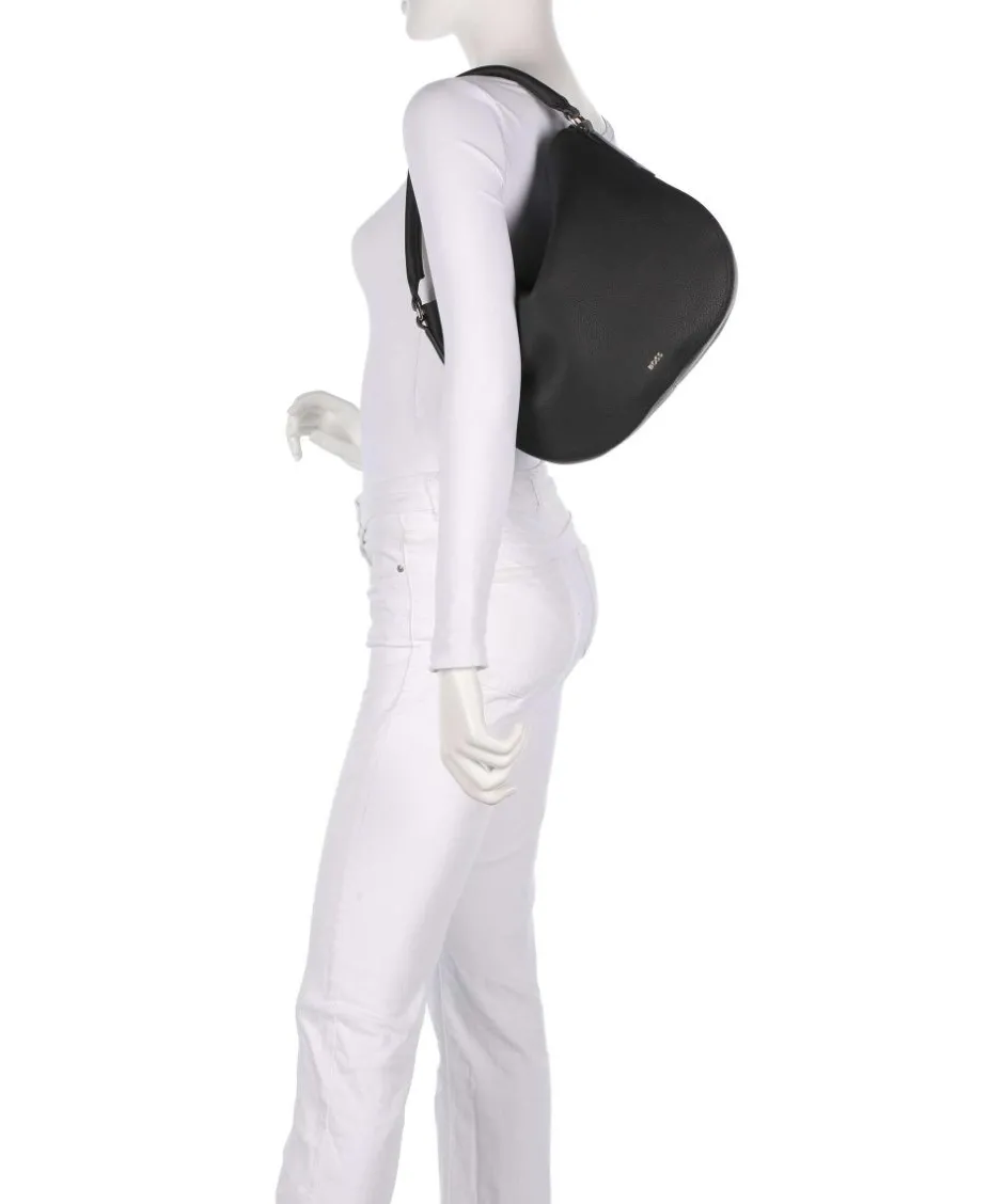 BOSS Shoulder Bags|Hobo Bags-Lenah Hobo bag grained cow leather