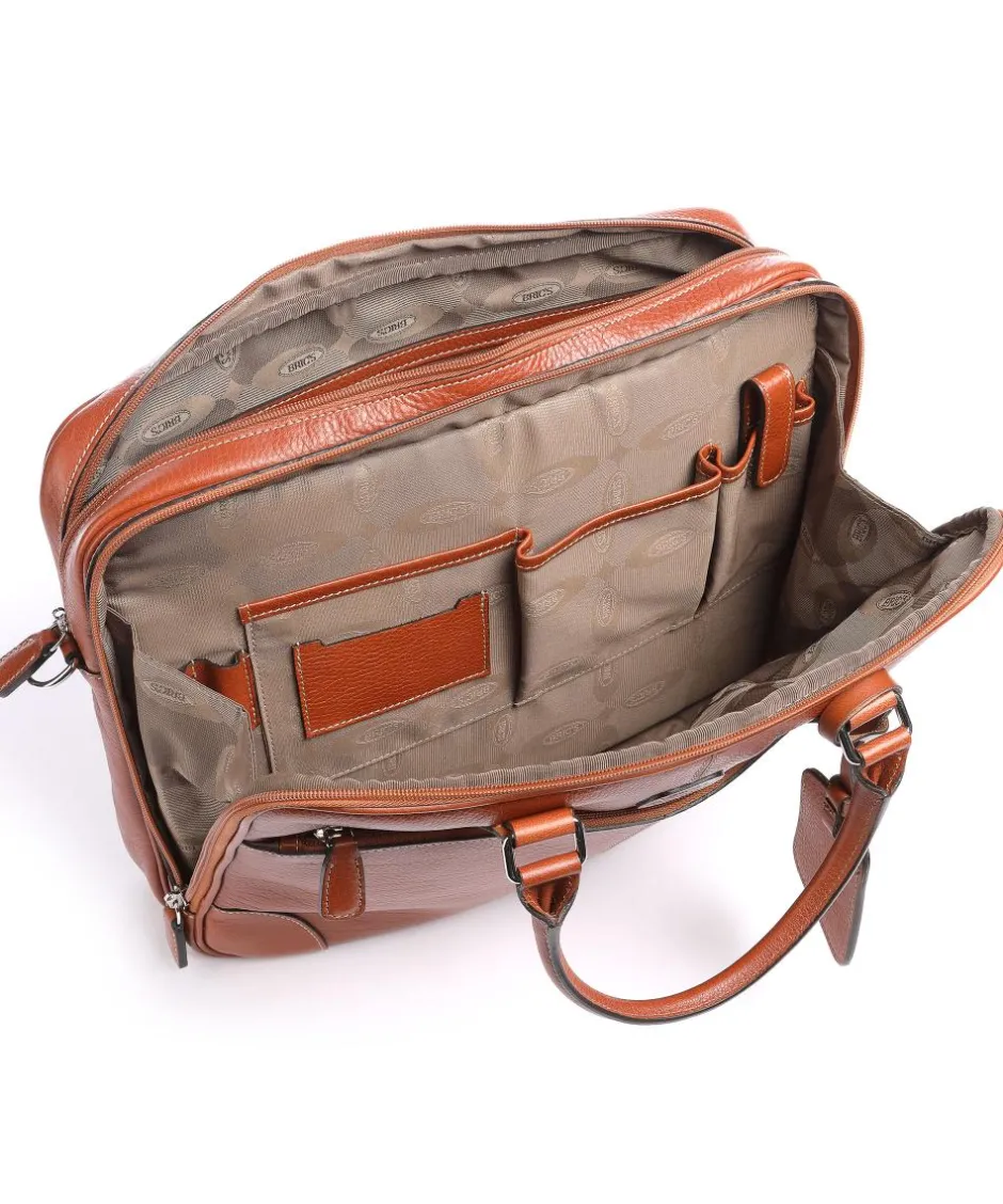 Brics Business- & Laptop Bags-Life Pelle Briefcase 15″ leather