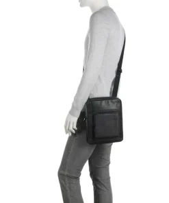 Piquadro Crossbody Bags-Liko Crossbody bag fine grain leather