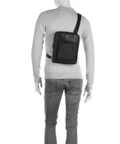 Piquadro Crossbody Bags-Liko Crossbody bag fine grain leather