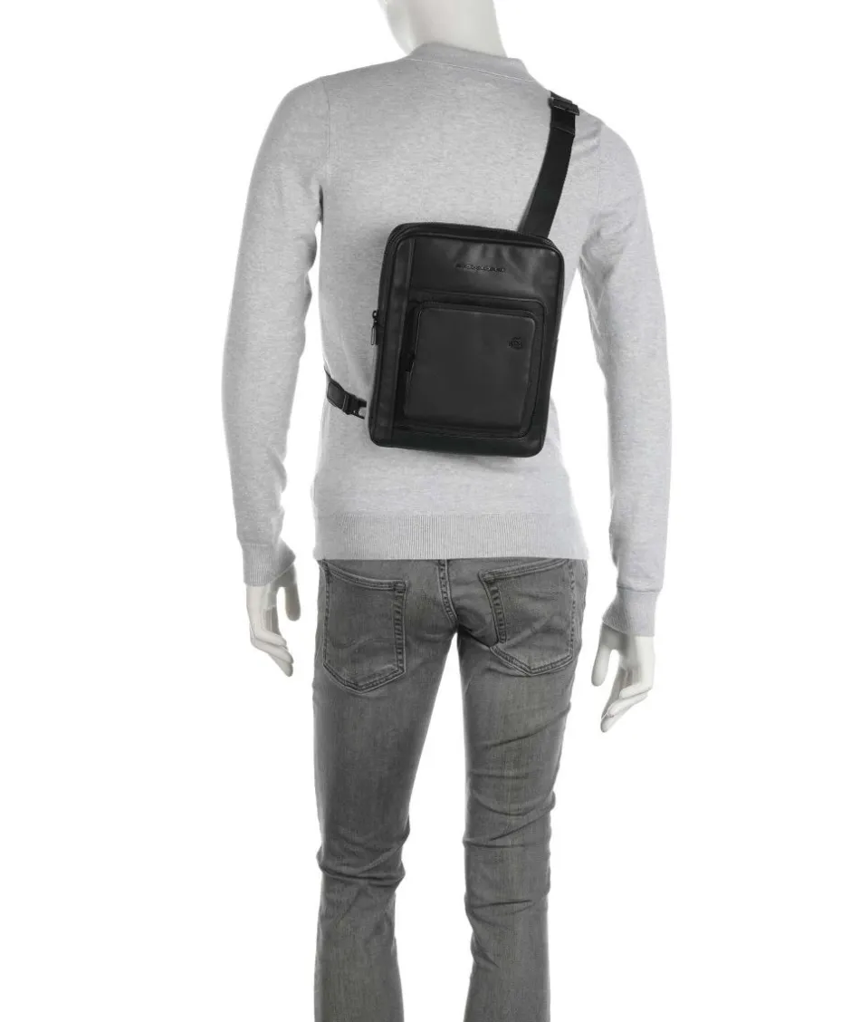 Piquadro Crossbody Bags-Liko Crossbody bag fine grain leather