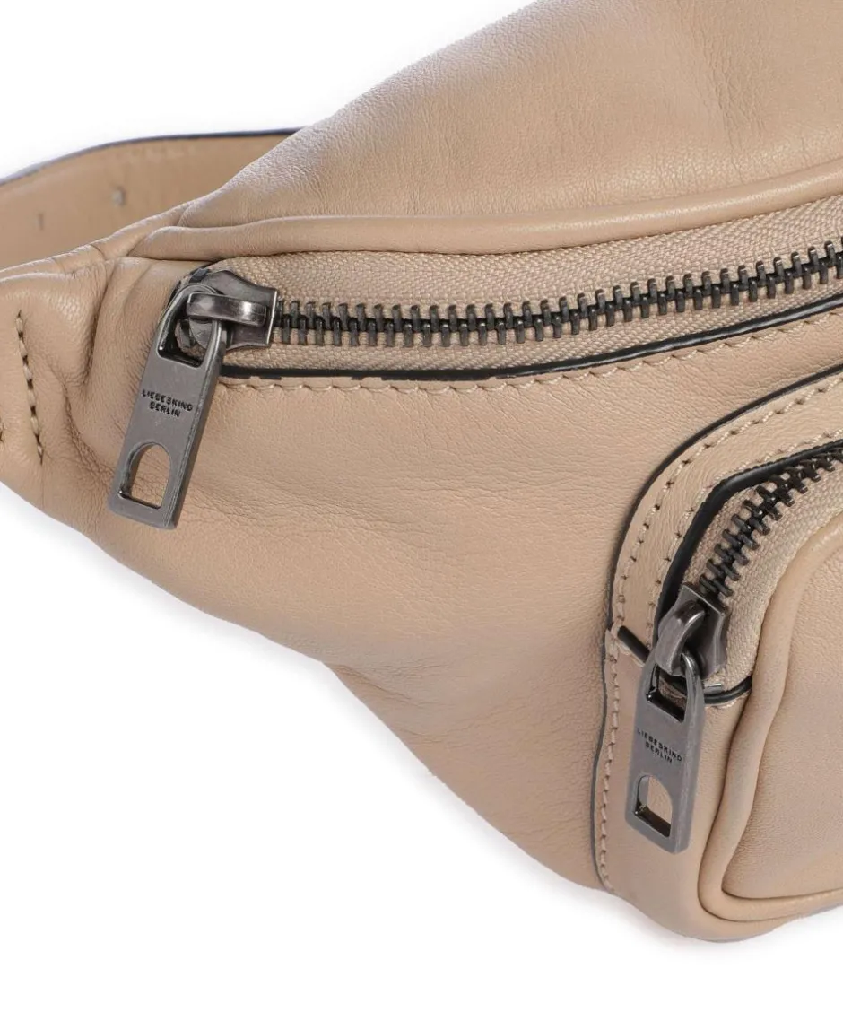 Liebeskind Fanny Packs|Crossbody Bags-Lila Sheep Natural M Fanny pack sheepskin leather