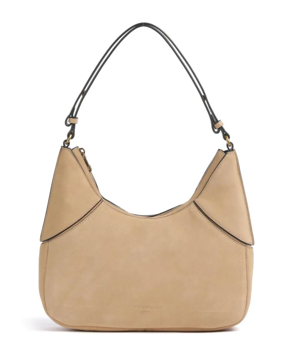 Liebeskind Shoulder Bags|Hobo Bags-Lilly Suede S Hobo bag velour leather