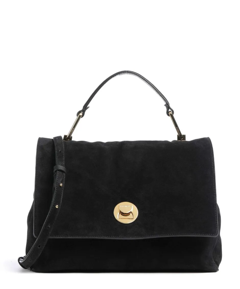 Coccinelle Handbags-Liya Suede Handbag brushed leather