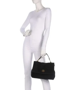 Coccinelle Handbags-Liya Suede Handbag brushed leather