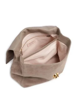 Coccinelle Handbags-Liya Suede Handbag brushed leather