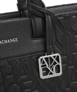 Armani Exchange Tote Bags-Liz M Tote bag imitation leather