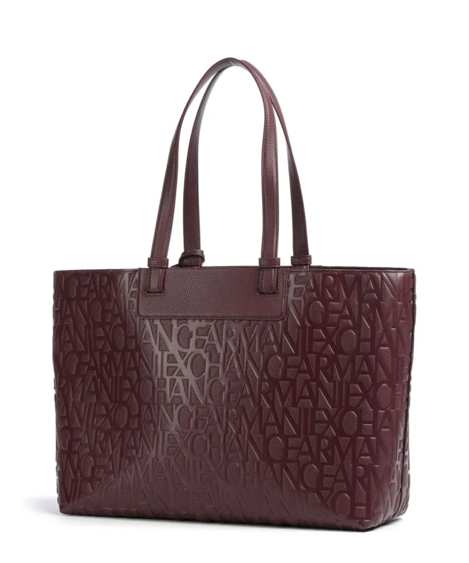 Armani Exchange Tote Bags-Liz Monogram L Tote bag imitation leather