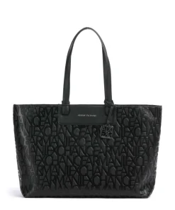 Armani Exchange Tote Bags-Liz Monogram L Tote bag imitation leather