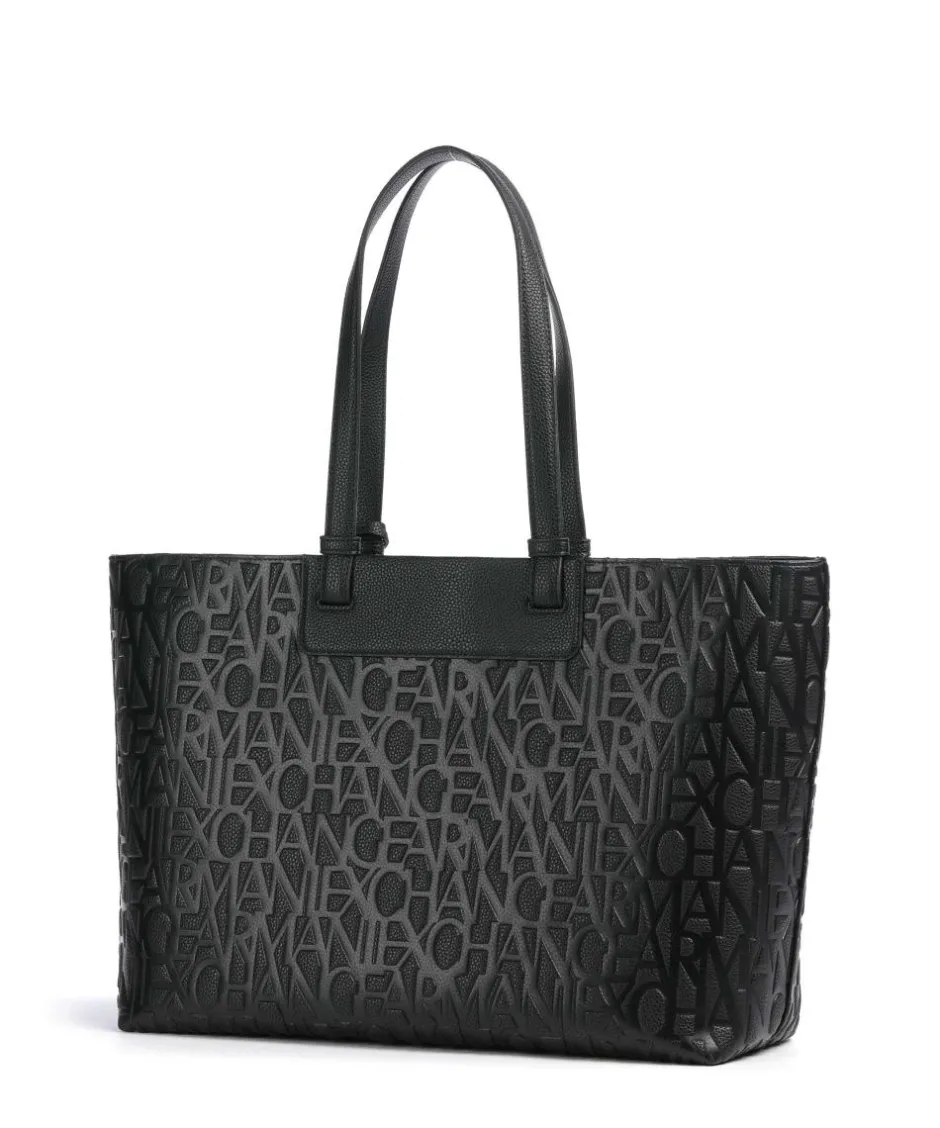 Armani Exchange Tote Bags-Liz Monogram L Tote bag imitation leather