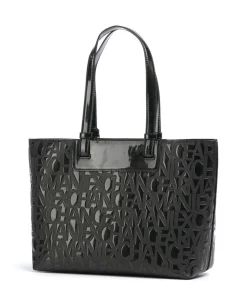 Armani Exchange Tote Bags-Liz Patent M Tote bag imitation leather