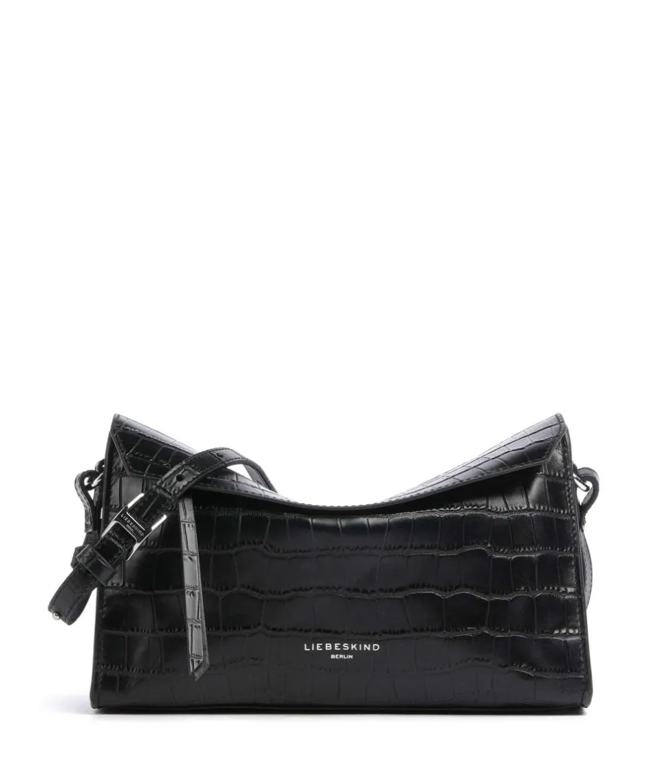 Liebeskind Crossbody Bags-Lora Croco S Crossbody bag embossed leather