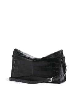 Liebeskind Crossbody Bags-Lora Croco S Crossbody bag embossed leather