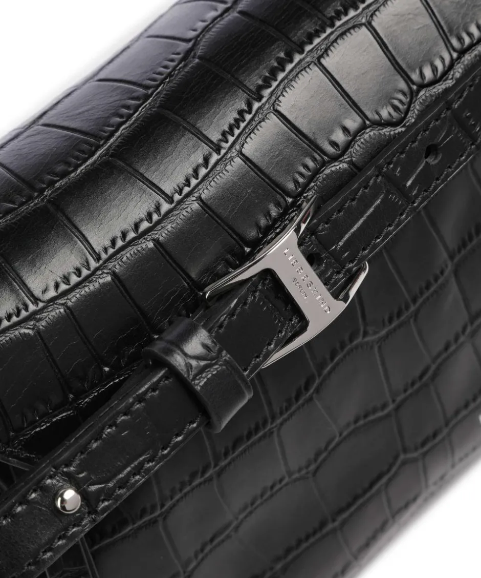 Liebeskind Crossbody Bags-Lora Croco S Crossbody bag embossed leather