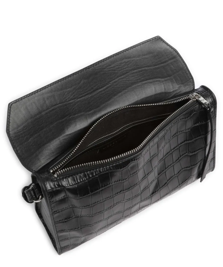Liebeskind Crossbody Bags-Lora Croco S Crossbody bag embossed leather