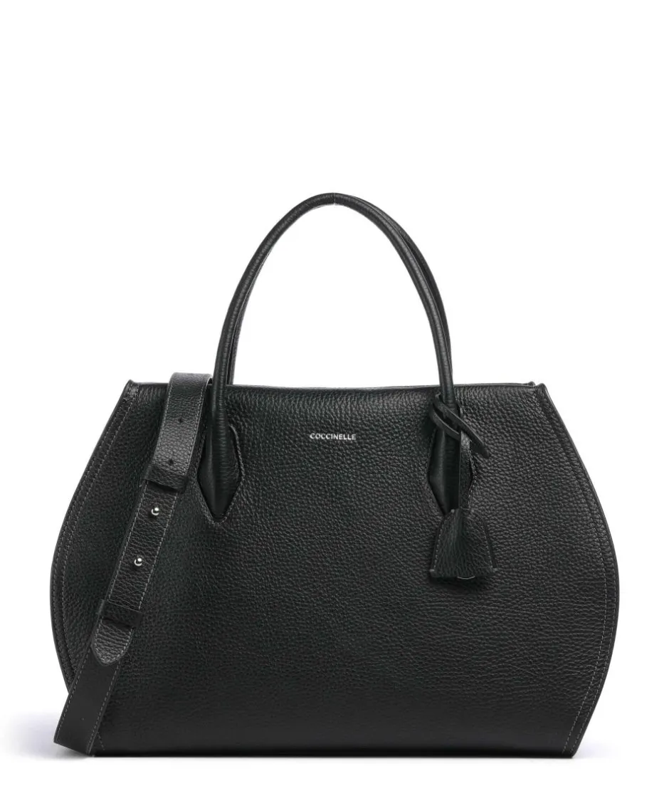 Coccinelle Handbags-Lord Handbag grained leather