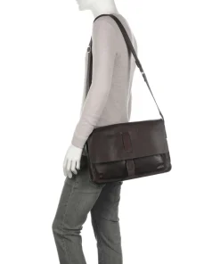 JOOP! Business- & Laptop Bags|Crossbody Bags-Loreto Janis Messenger bag fine grain cow leather