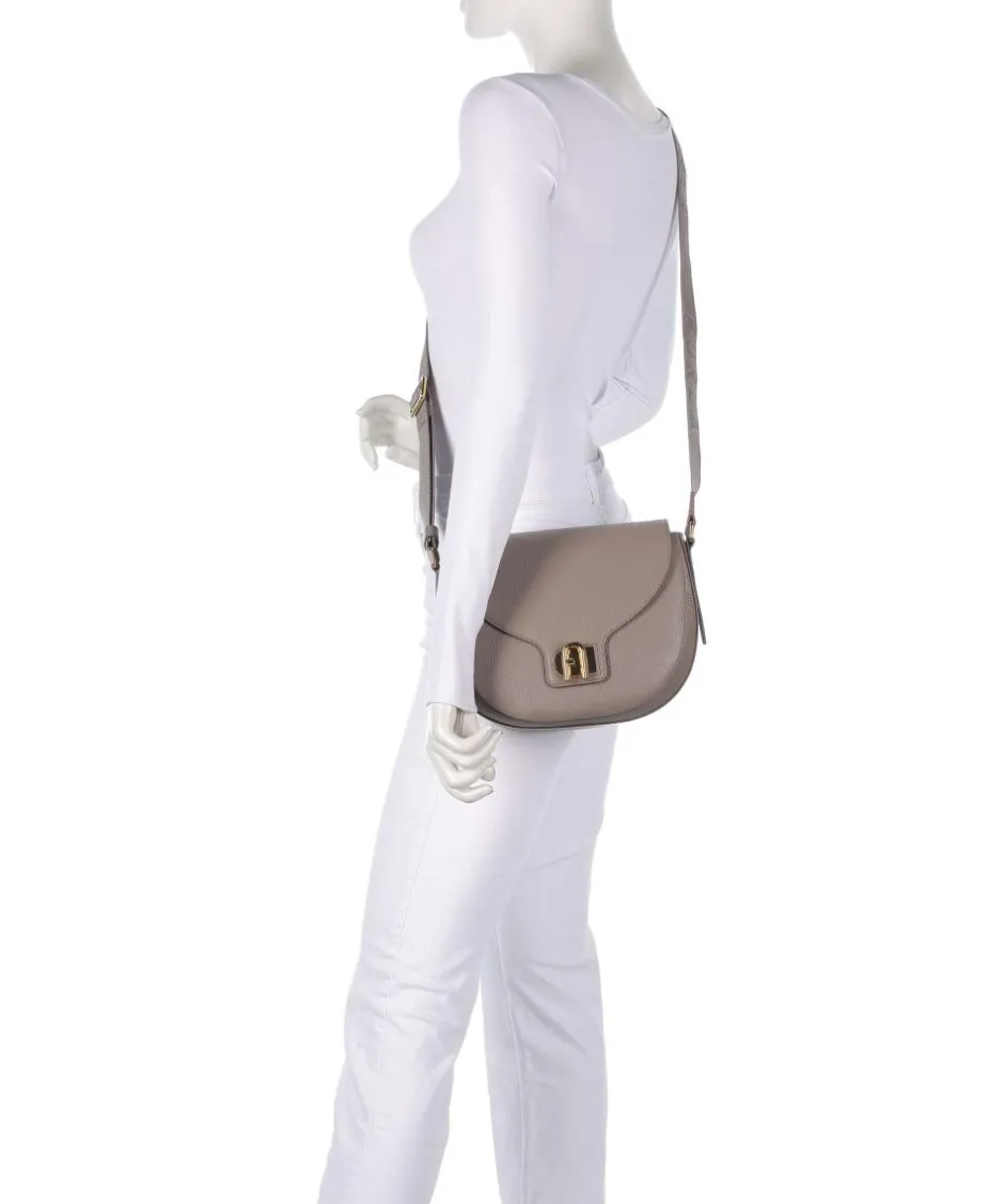 Furla Crossbody Bags-Lotus S Crossbody bag grained leather