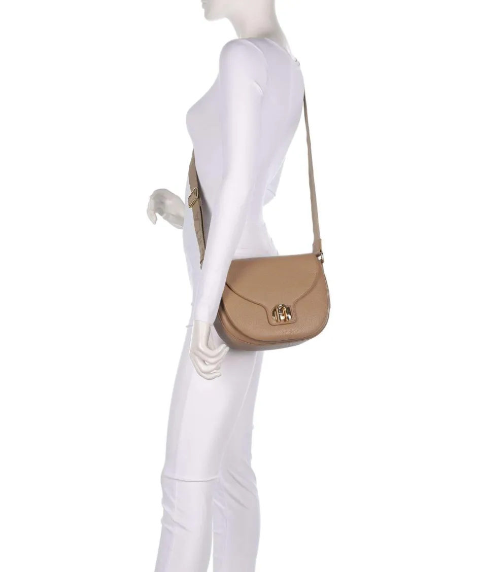 Furla Crossbody Bags-Lotus S Crossbody bag grained leather