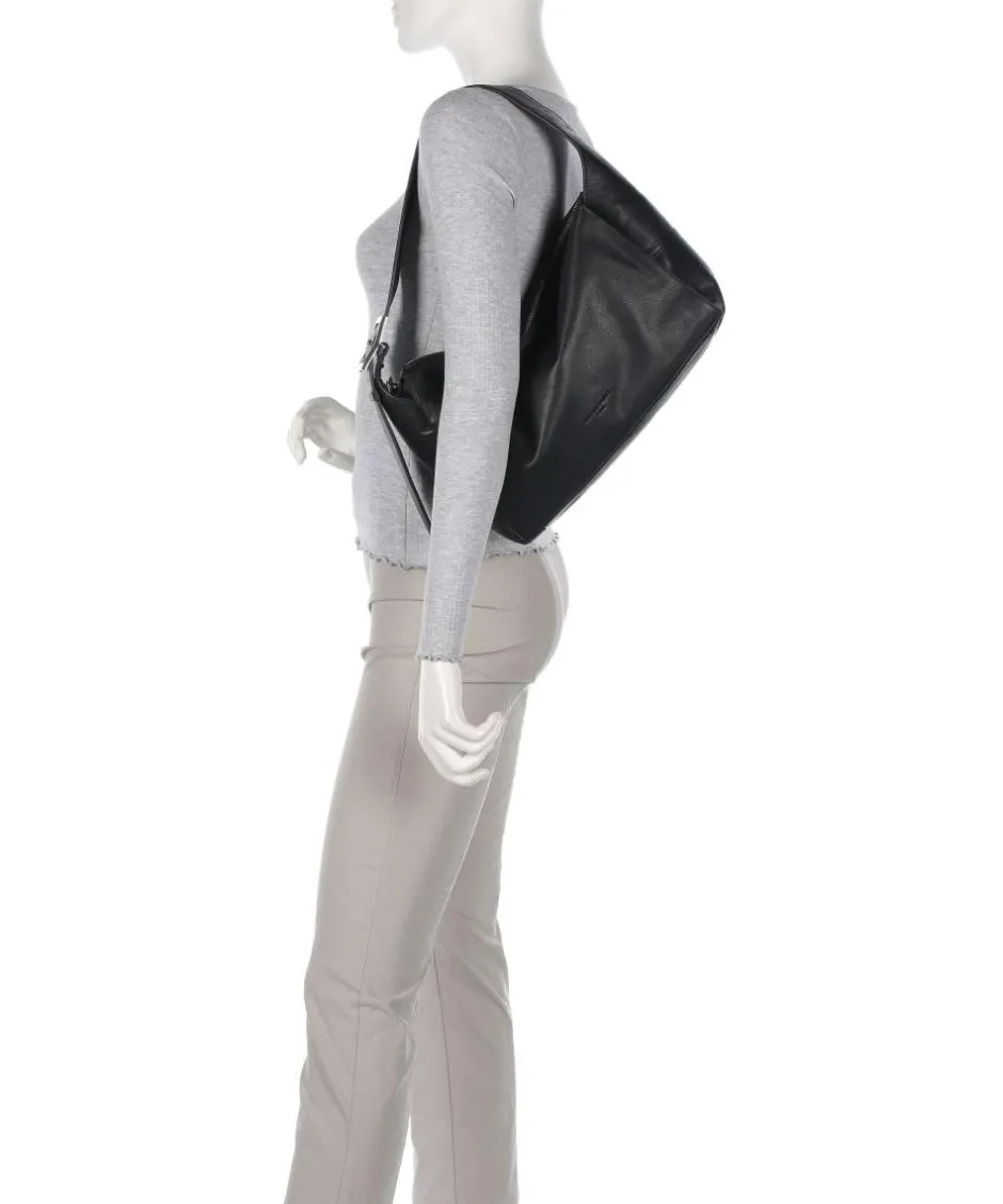 Liebeskind Shoulder Bags|Hobo Bags-Lou 2 3D Leather M Hobo bag grained cow leather