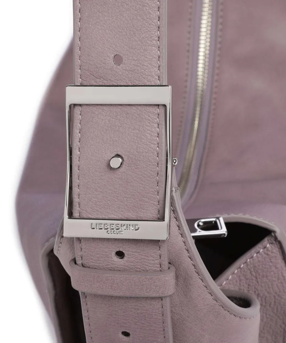 Liebeskind Shoulder Bags|Hobo Bags-Lou 2 3D Leather M Hobo bag grained cow leather
