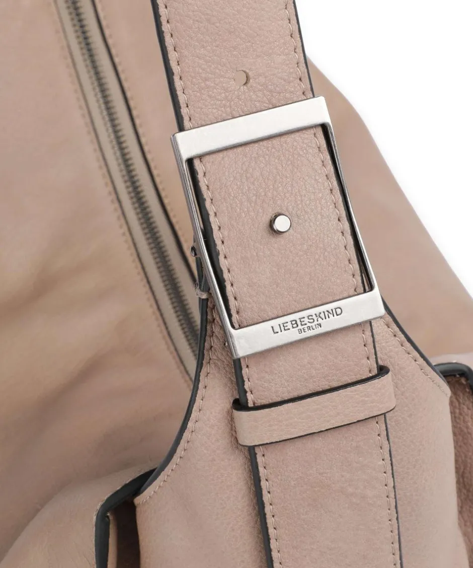 Liebeskind Shoulder Bags|Hobo Bags-Lou 2 3D Leather M Hobo bag grained cow leather