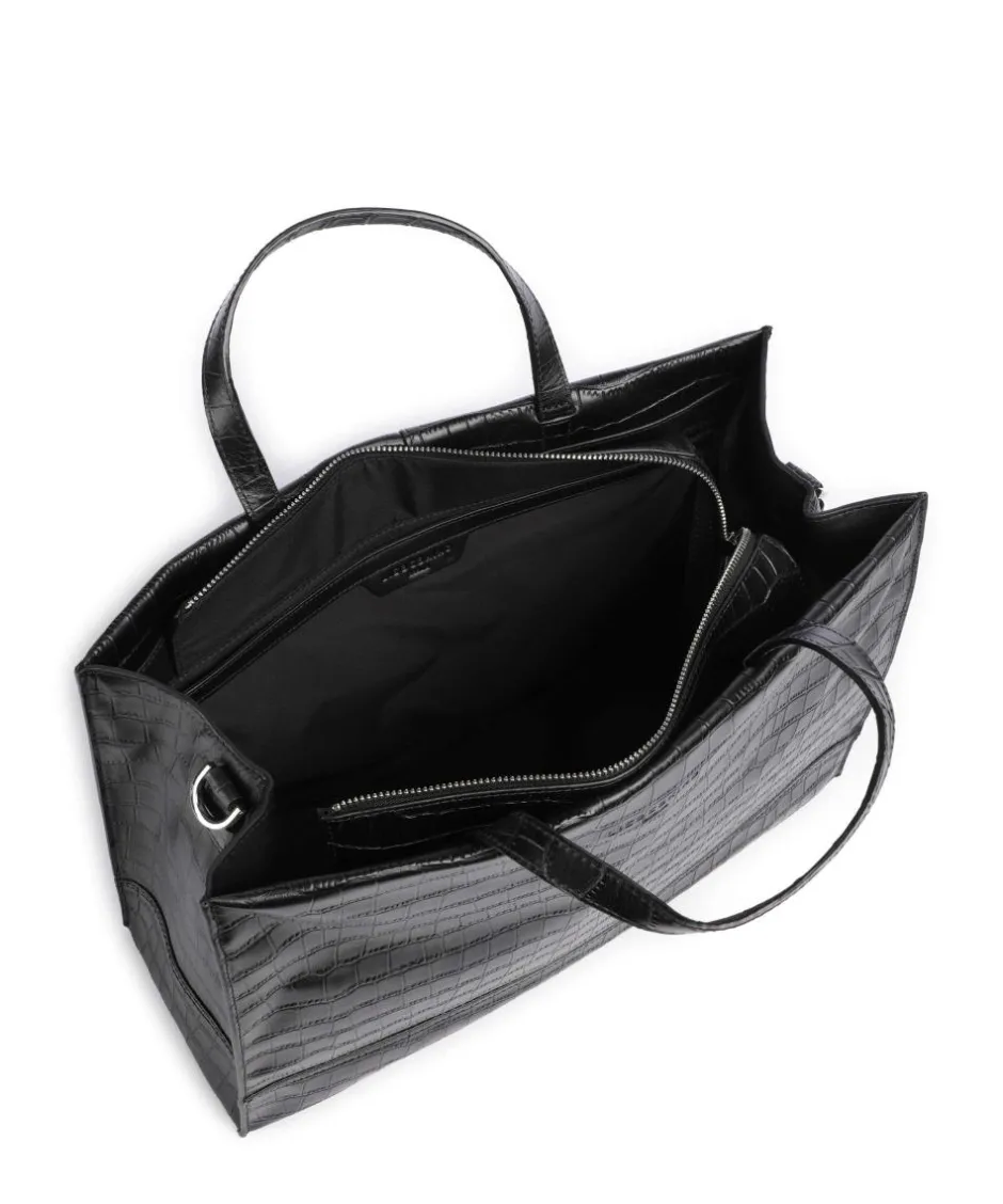 Liebeskind Tote Bags|Handbags-Lou 2 New Croco L Handbag embossed leather