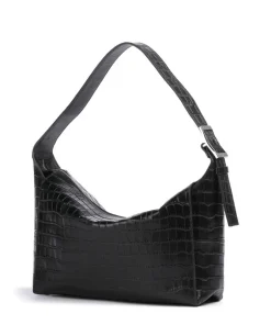 Liebeskind Shoulder Bags|Hobo Bags-Lou 2 New Croco M Hobo bag grained leather