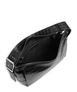Liebeskind Shoulder Bags|Hobo Bags-Lou 2 New Croco M Hobo bag grained leather