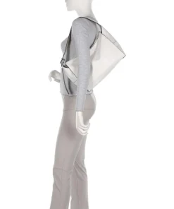 Liebeskind Hobo Bags|Shoulder Bags-Lou Calf Optic M Hobo bag softly grained calfskin