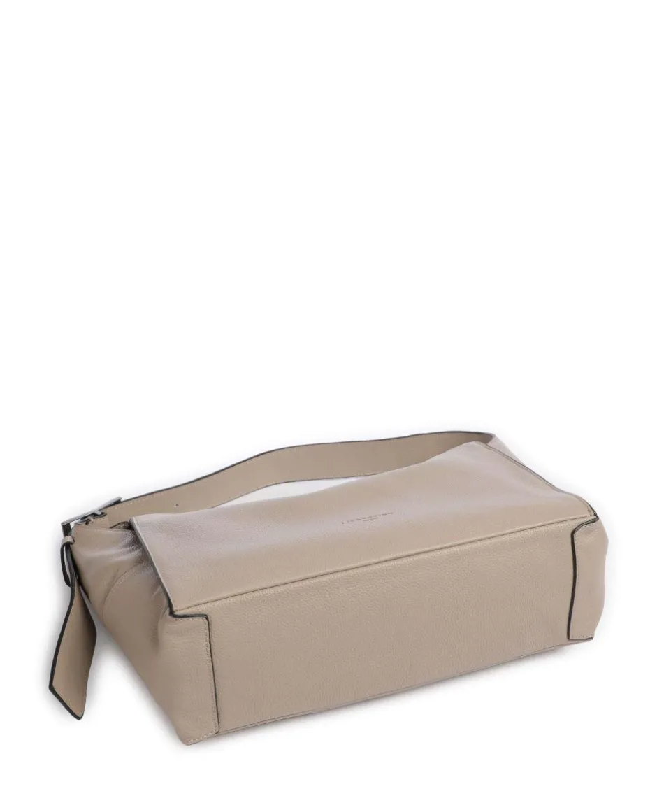 Liebeskind Shoulder Bags|Hobo Bags-Lou Small Pebble M Hobo bag grained cow leather
