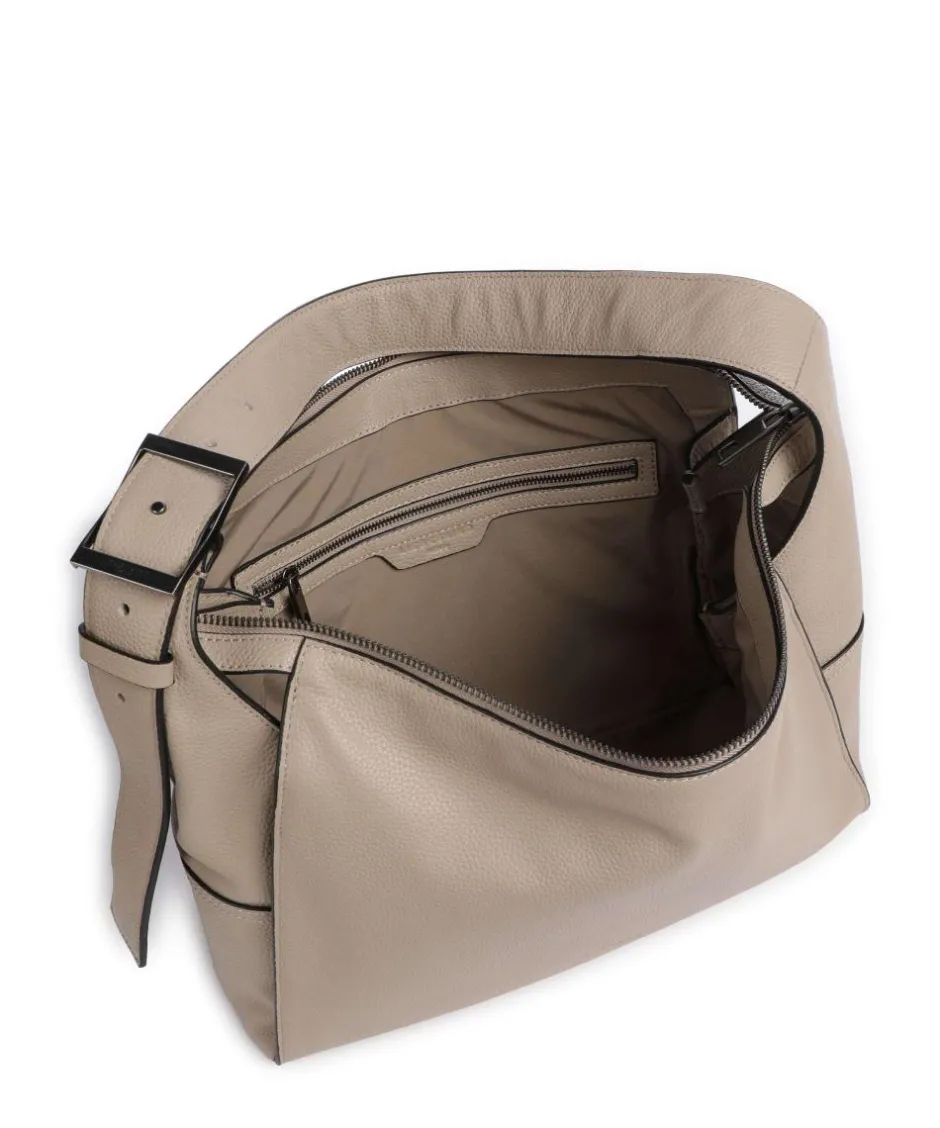 Liebeskind Shoulder Bags|Hobo Bags-Lou Small Pebble M Hobo bag grained cow leather