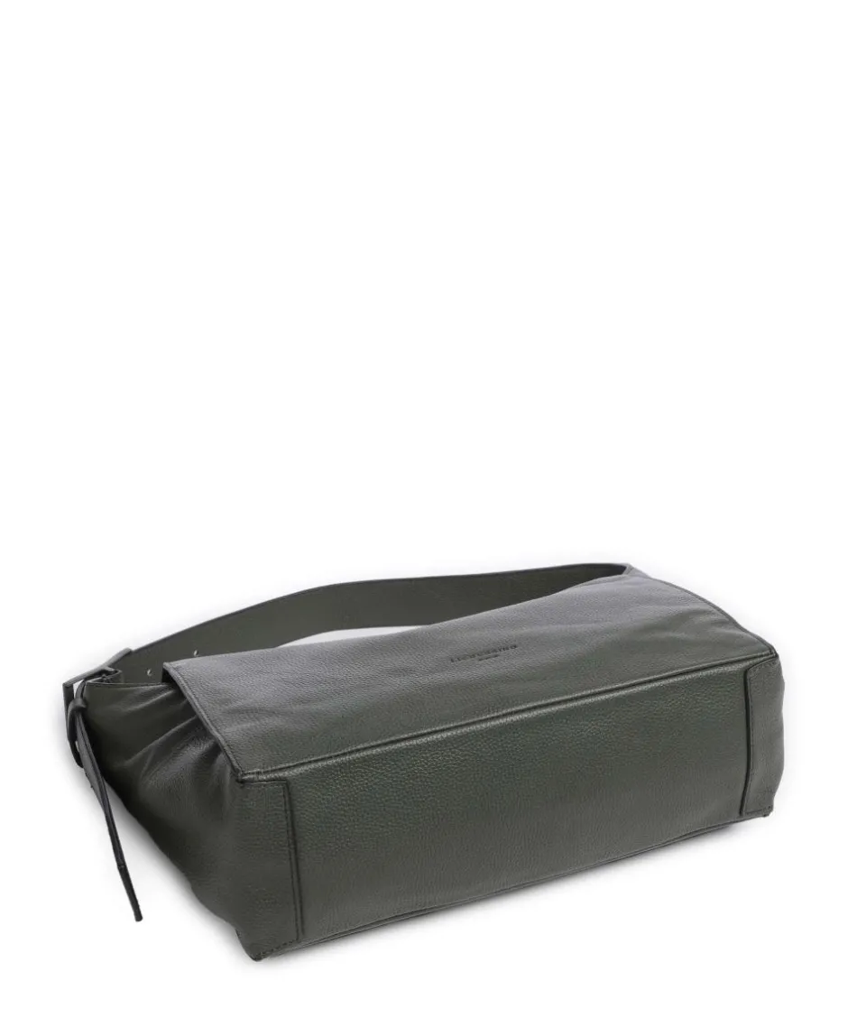 Liebeskind Shoulder Bags|Hobo Bags-Lou Small Pebble M Hobo bag grained cow leather