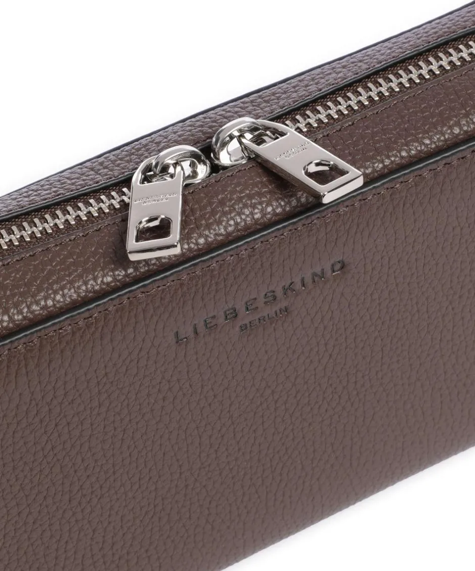 Liebeskind Wallets|Crossbody Bags-Lou Small Pebble XS Wallet grained cow leather